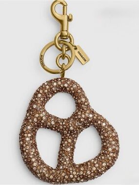 Coach Crystal Pretzel Charm